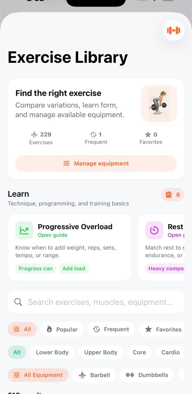 220+ exercises, explained